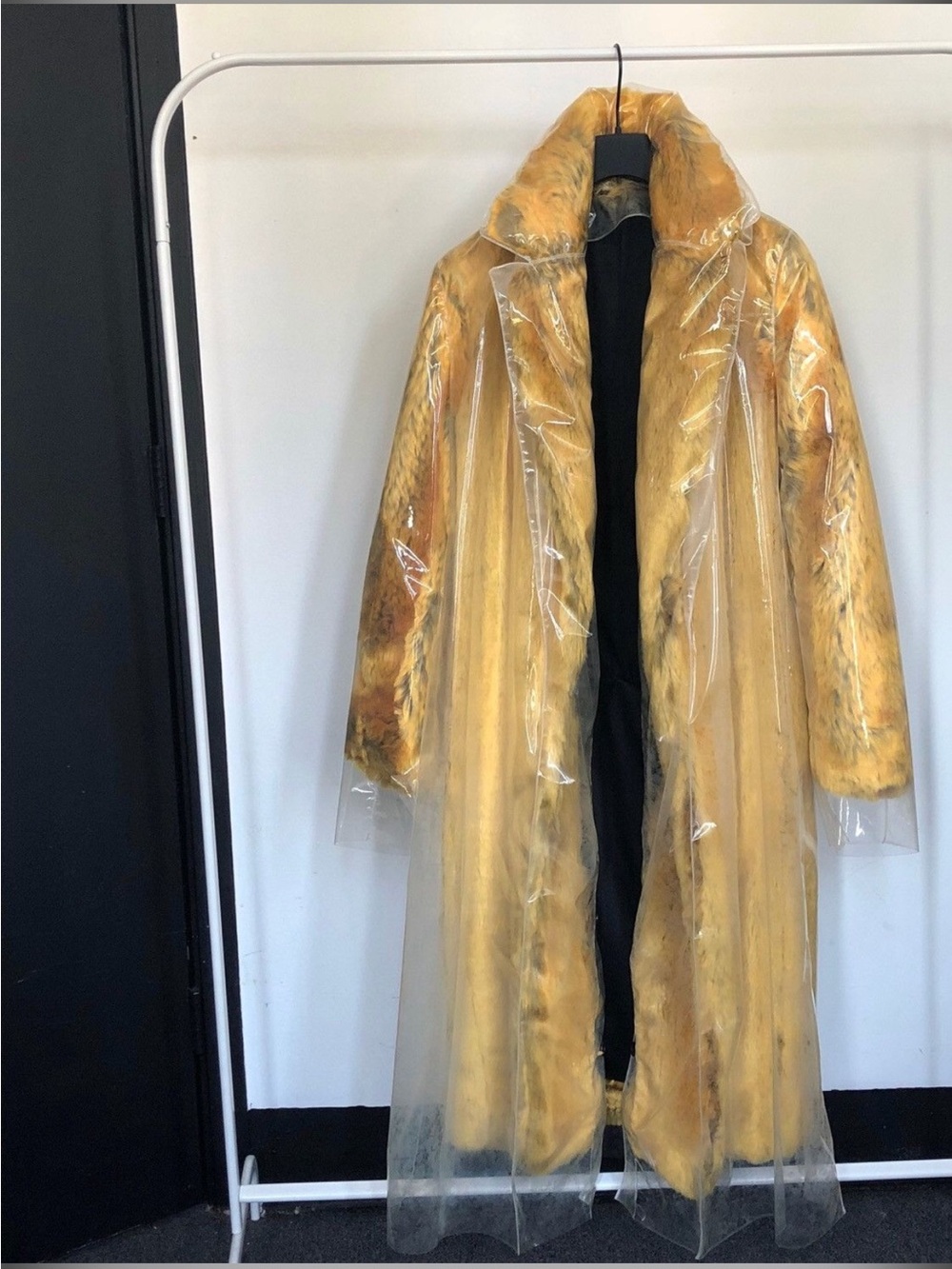 Calvin Klein by RAF SIMONS Runway faux fur Teddy Coat